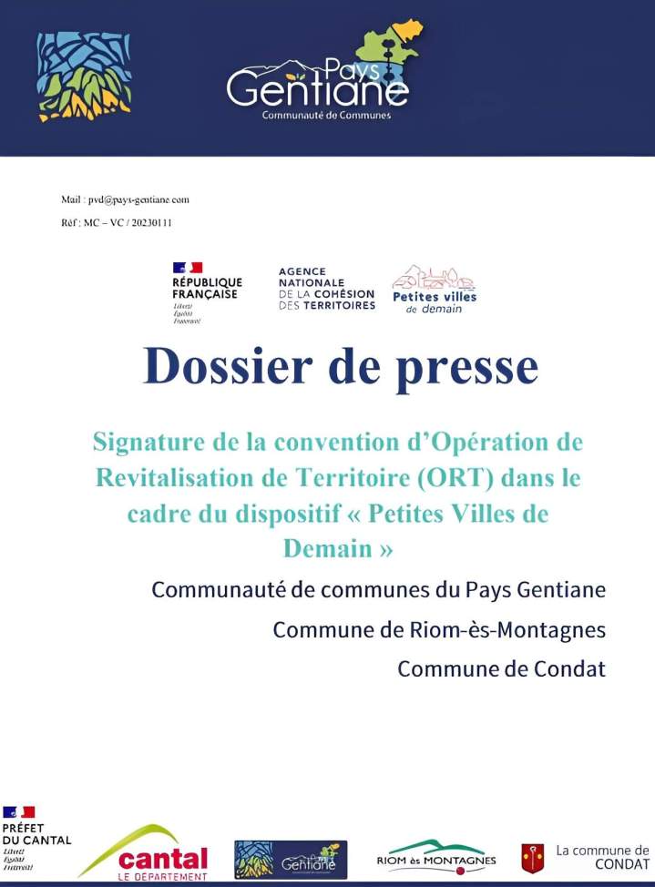 Dossier de presse