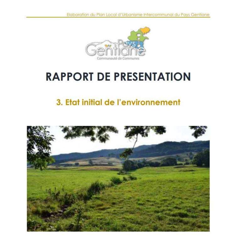 Rapport de présentation 