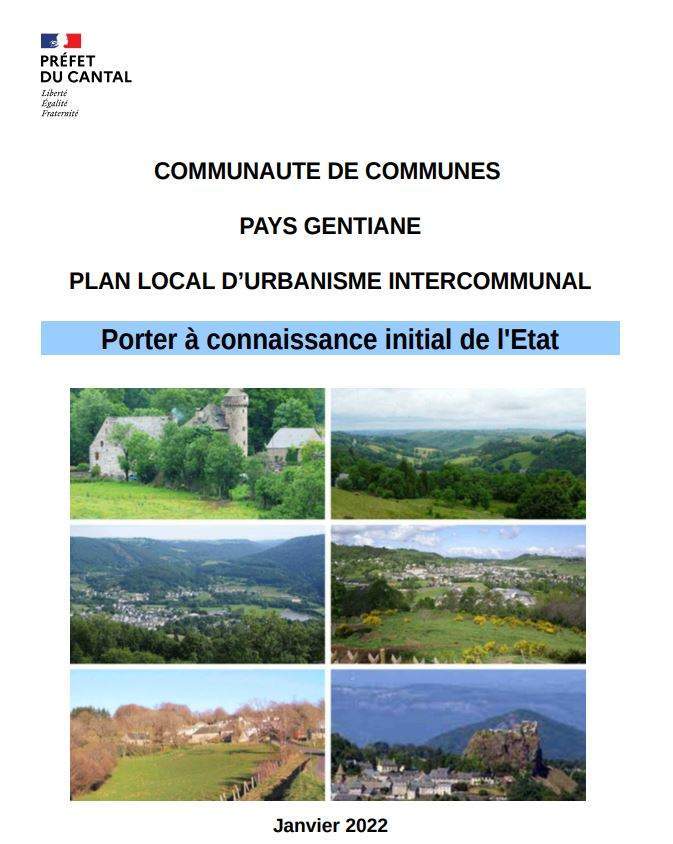 Porter à connaissance initial de l'état